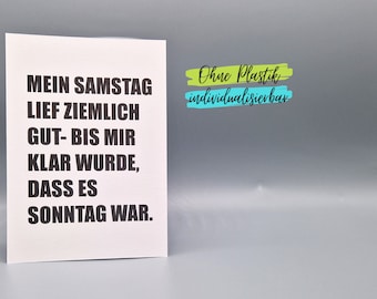 Lustige Postkarte