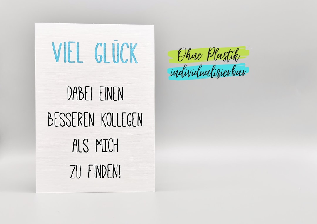 Card to Say Goodbye Colleague Colleague - Etsy