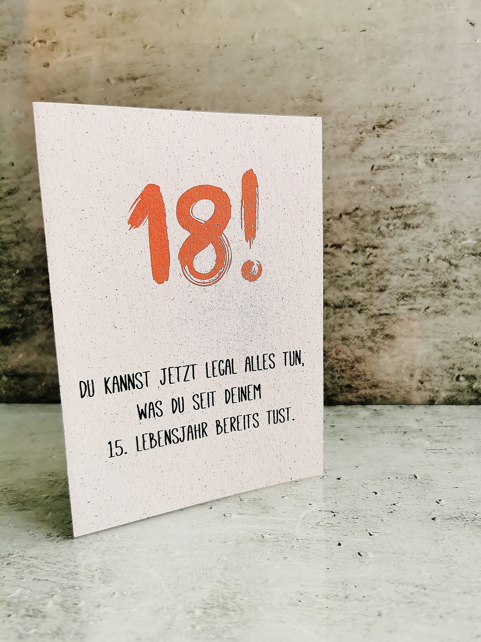 Lustige Karte zum 18. Geburtstag Etsy