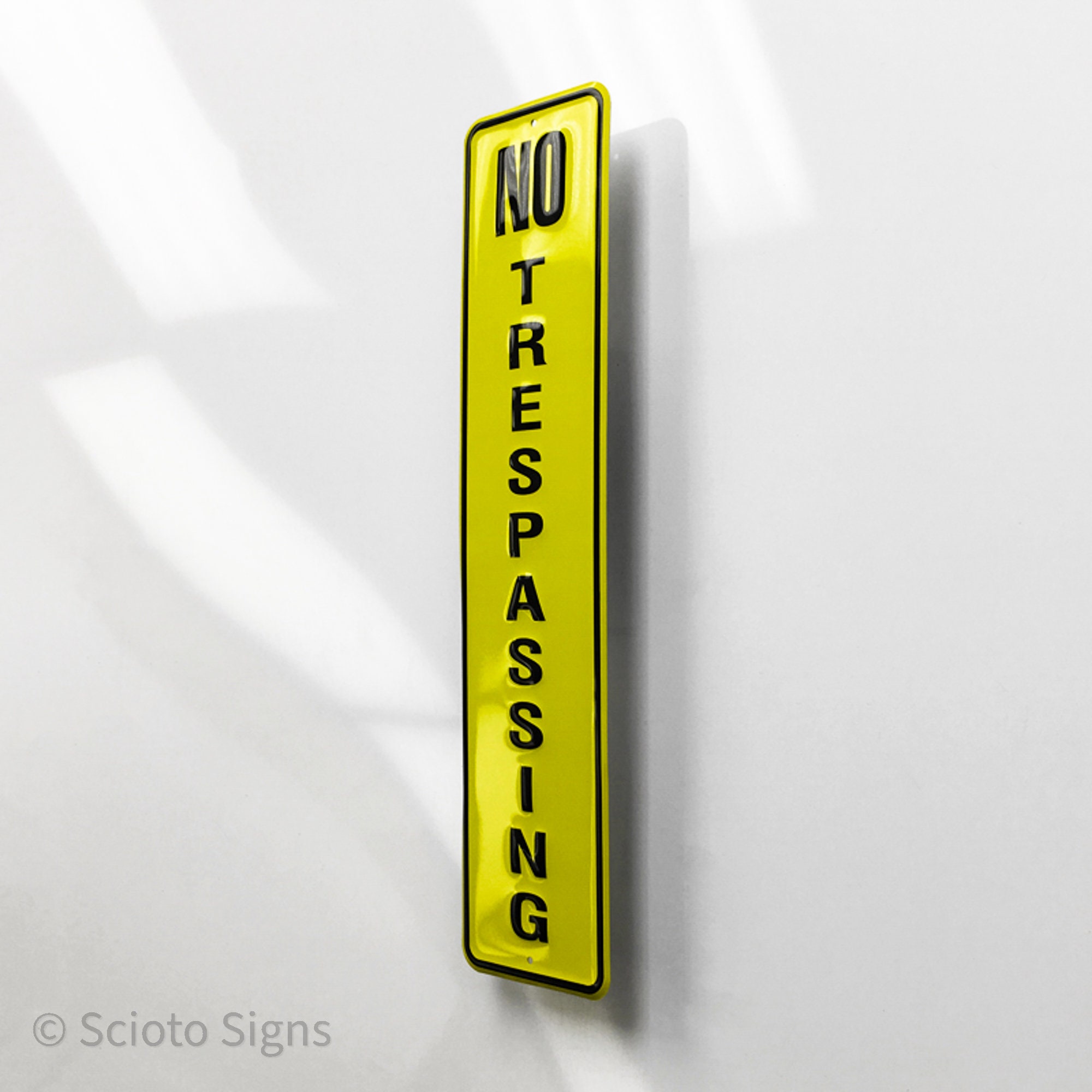 No Trespassing Metal Sign