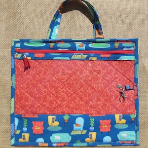Bolsa de proyecto, Bolsa de proyecto de gatos para punto de cruz y trabajo manual
