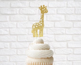 Giraffe Cupcake Toppers, Animal Cupcake Topper, Safari Cupcake Topper, Jungle Animal Topper, Birthday Topper, Zoo Topper, Circus Topper