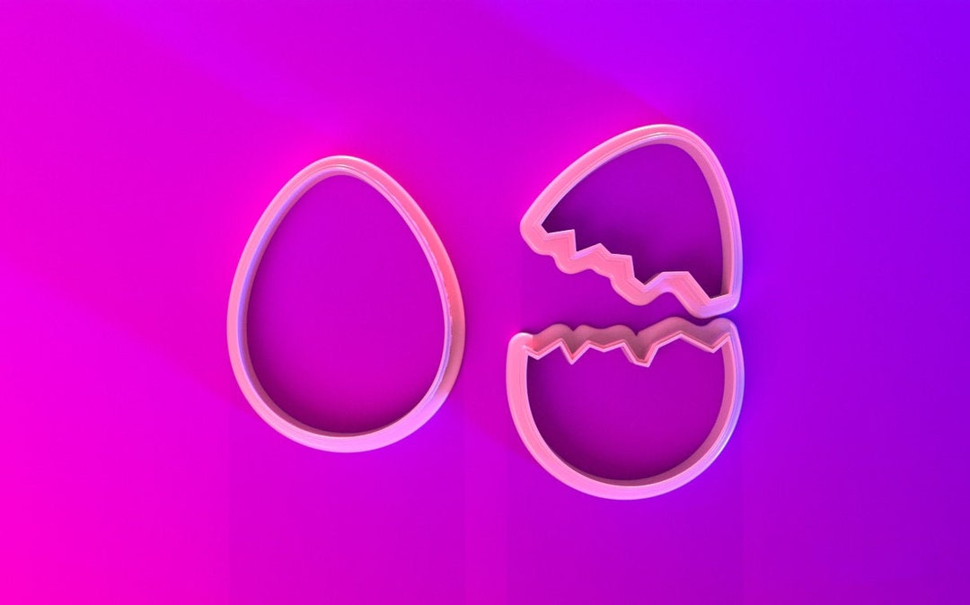 Egg Cookie Cutter Set Cracked Egg Cookie Cutter Fondant Cutter Clay