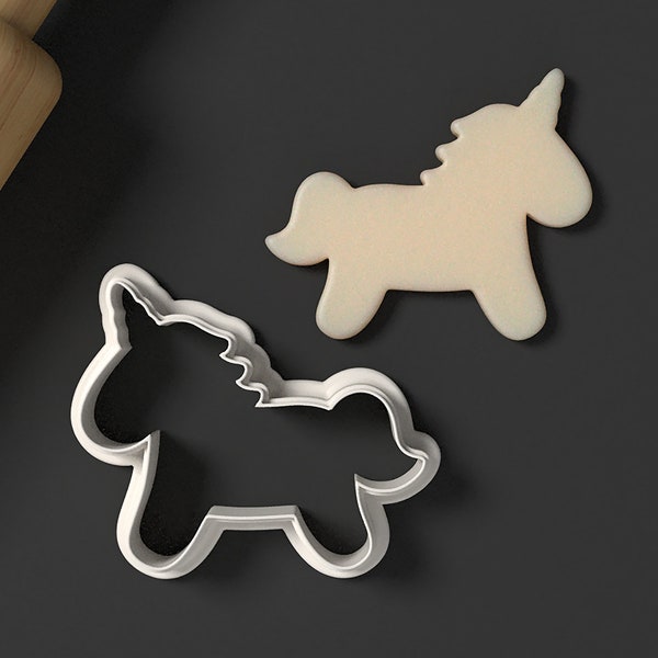 Unicorn Cookie Cutter - Lavender Cutters