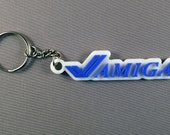 Amiga 3D Printed Keyring Keychain. 80's 90's 16-bit Gift for him or her.