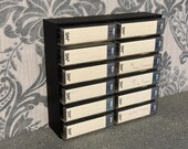 VHS-C Video Cassette Storage Rack (holds 12) - Modular & Wall Mountable - For Storing your Boxed VHS-C Tapes