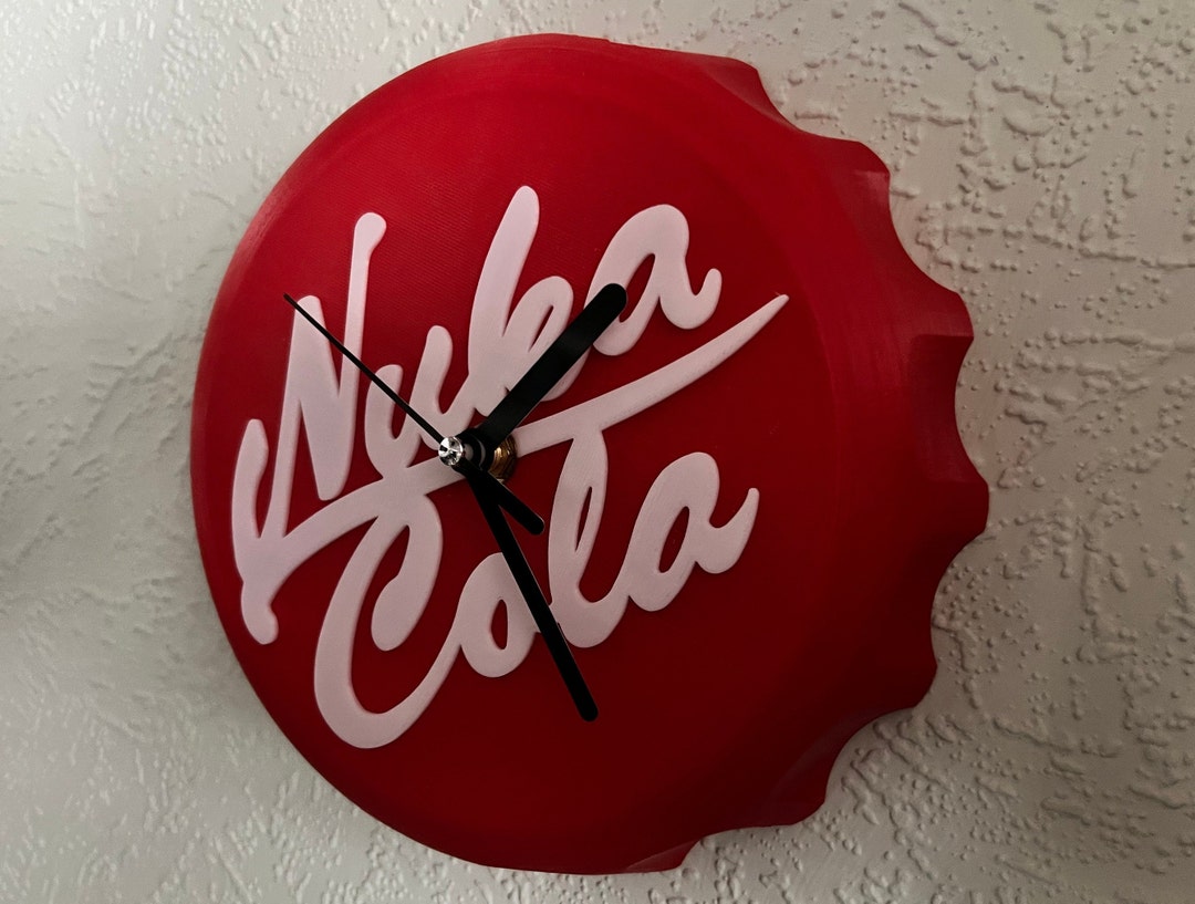 20cm 8 Nuka Cola Bottle Cap Wall Clock Etsy UK
