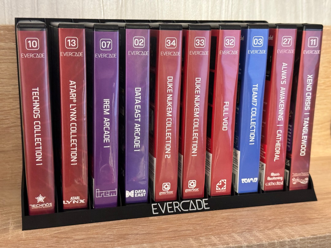 Evercade Game Cartridge Storage Display Rack - Etsy