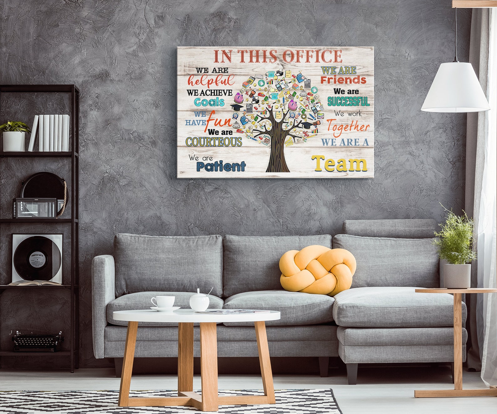 In THIS OFFICE ACCOUNTING Canvas Poster Photo Print Wall Art | Etsy