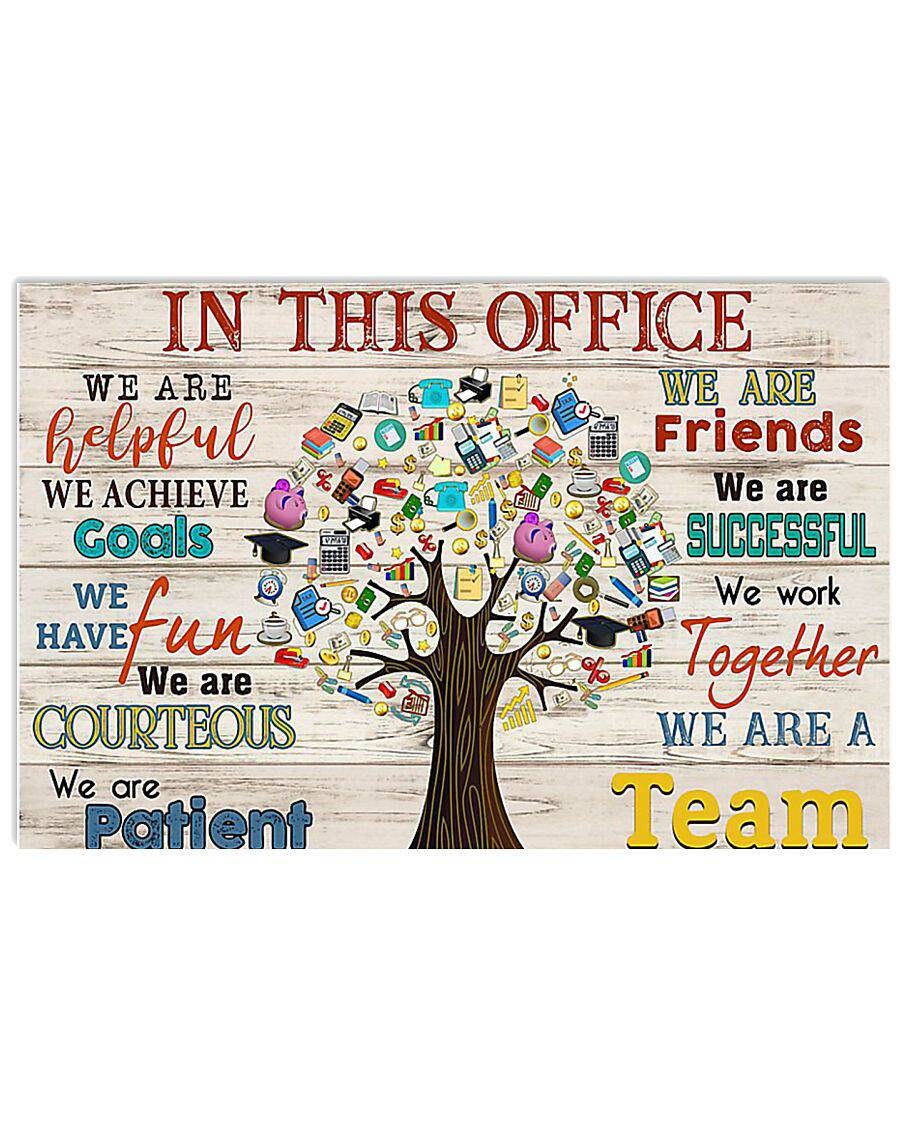 In THIS OFFICE ACCOUNTING Framed Canvas Photo Print Wall Art Etsy