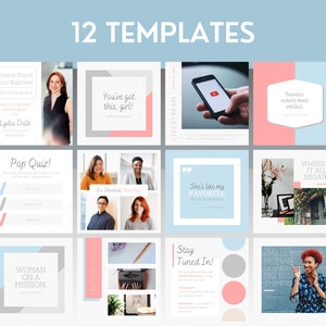 Small Business Branding Instagram Templates PDF Download/ How to Brand Your Business/ Instagram Style/ Facebook Post Marketing Set image 2