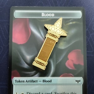 MTG Blood Tokens - Magic the Gathering Innistrad: Crimson Vow Vampires | Laser Cut Wood