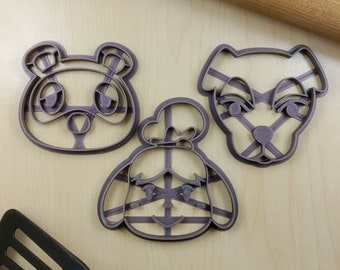 Animal Crossing Character Cookie Cutters - Isabelle, Tom Nook, KK Slider | 3D Printed
