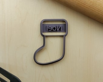 Personalized Christmas Stocking Cookie Cutter | 3D Printed