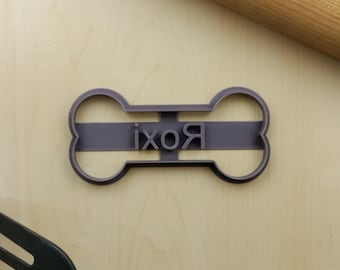Personalized Dog Bone Treat Cutter - Gift for Dog Lover | 3D Printed