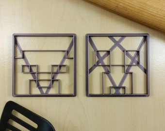 Minecraft Steve and Creeper - Minecraft Cookie Cutters | 3D Printed
