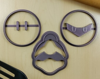 Kirby Character Cookie Cutters - Meta Knight, Kirby, King Dedede | 3D Printed