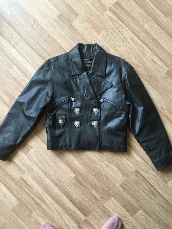 Versus leather jacket