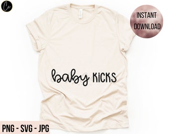 Download Baby Kicks Svg Etsy