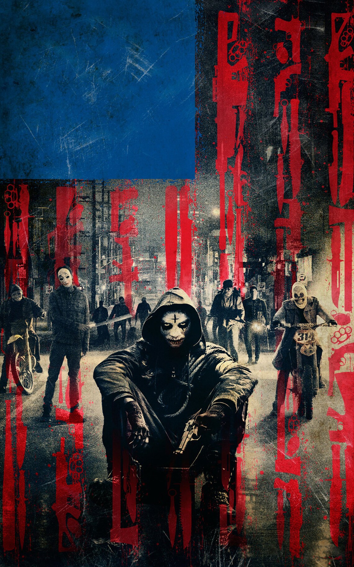 The Purge Anarchy 2014 Movie Gloss Poster 17x 24 Inches Etsy