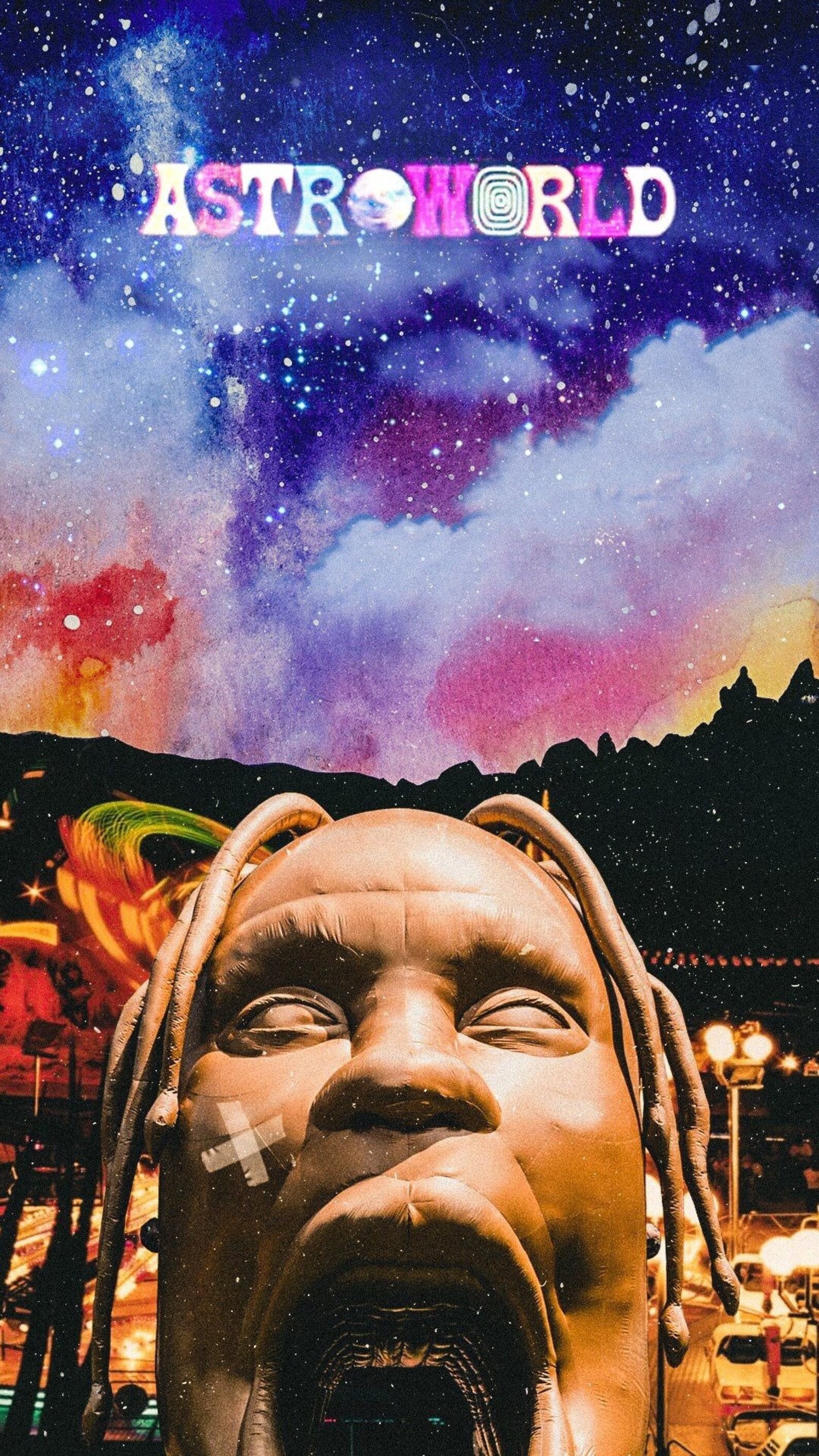 Travis Scott Astroworld Album Cover print gloss poster 18 x 24 Etsy