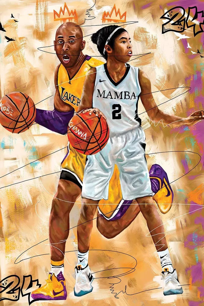Kobe X Gigi Gloss Poster 17x 24 Inches Etsy