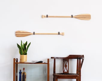 Decoratieve houten peddel, decoratieve houten roeispaan, nautisch decor, wanddecoratie, houten peddels, kano houten peddel, wanddecor, yaoi peddel