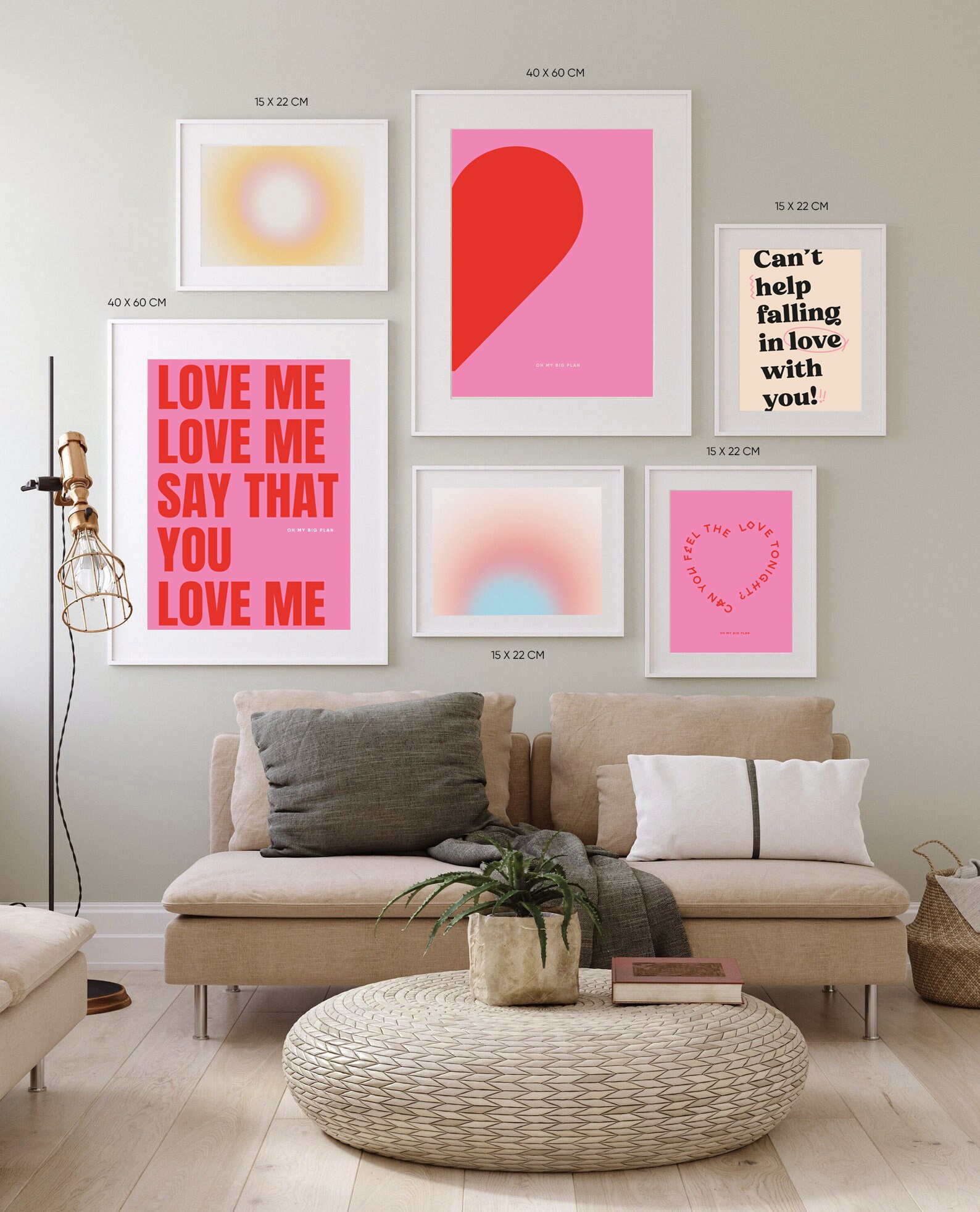 Preppy Room Decor Trendy Poster Set of 6 Preppy Wall Art - Etsy