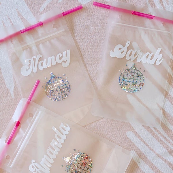 Retro Disco Bachelorette Party Favors,Bridesmaid Drink Pouches,Personalized Drink Pouch,Bachelorette Party Drinks, Party, Bachelorette Cups