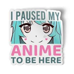 Anime Bumper Sticker Decal Funny Car Window Vinyl Decal 5&quot;