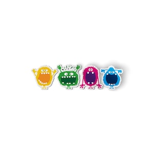 Fun Monsters Bumper Sticker Car Window Vinyl Decal 5&quot;
