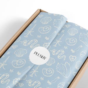 Easter Tissue Paper, Sea Theme Party Gift Wrapping Paper, Cute Tissue Paper, Tissue Paper Packaging,Small Business Packaging Pack