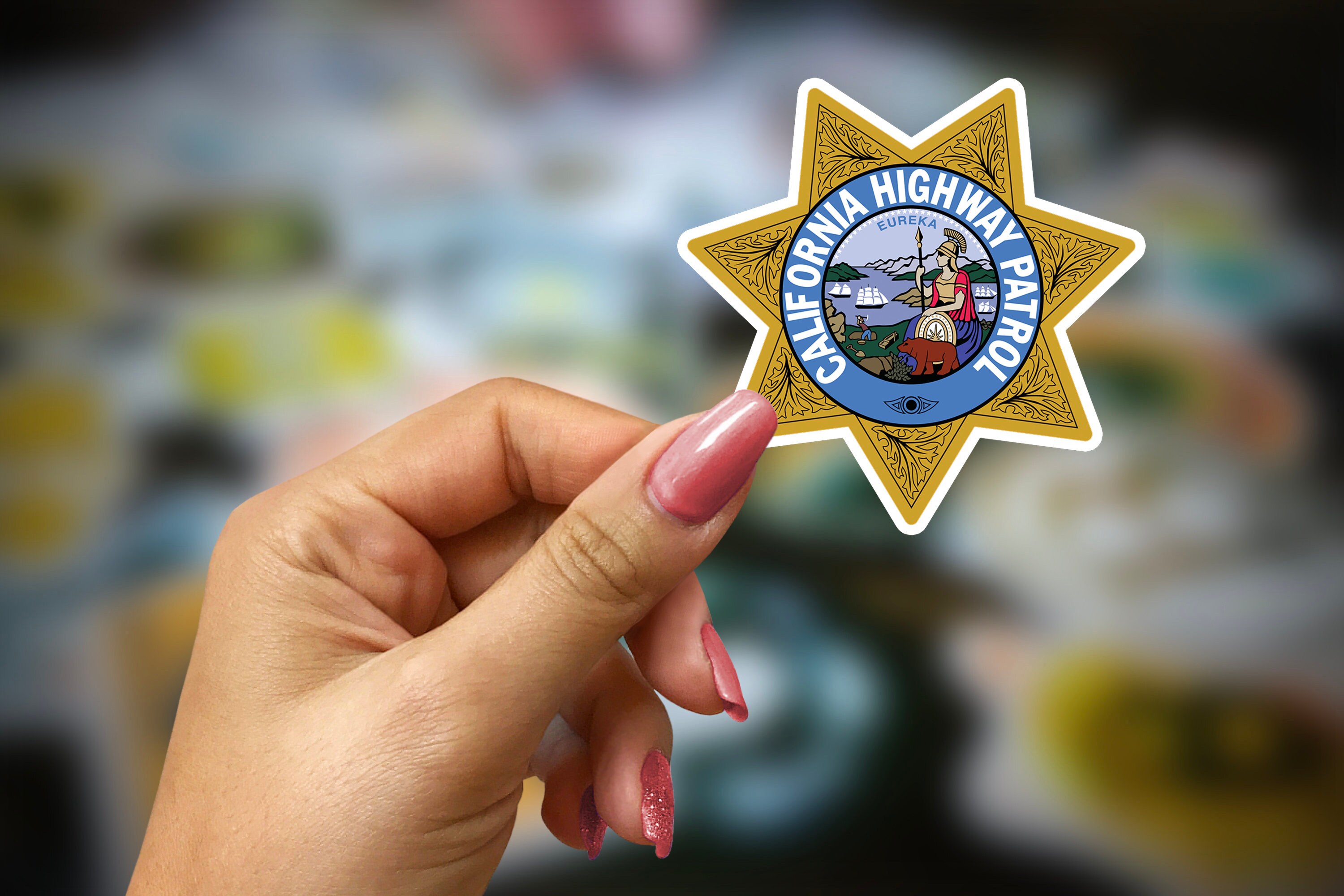 thumbnail image 2 of California Highway Patrol (CHP) 'Drink, Drive, Lose License' Bumper Sticker Decal 2 of 5