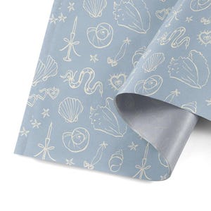 Easter Tissue Paper, Sea Theme Party Gift Wrapping Paper, Cute Tissue Paper, Tissue Paper Packaging,Small Business Packaging Pack