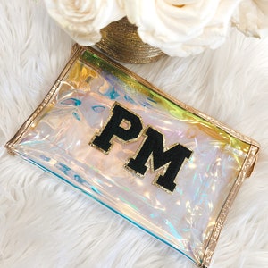 Bridesmaid Cosmetic Bag, Personalized Makeup Bag, Bridesmaid Gift, Makeup Bag, Monogram Makeup Bag, Personalized Initial Gifts For Her