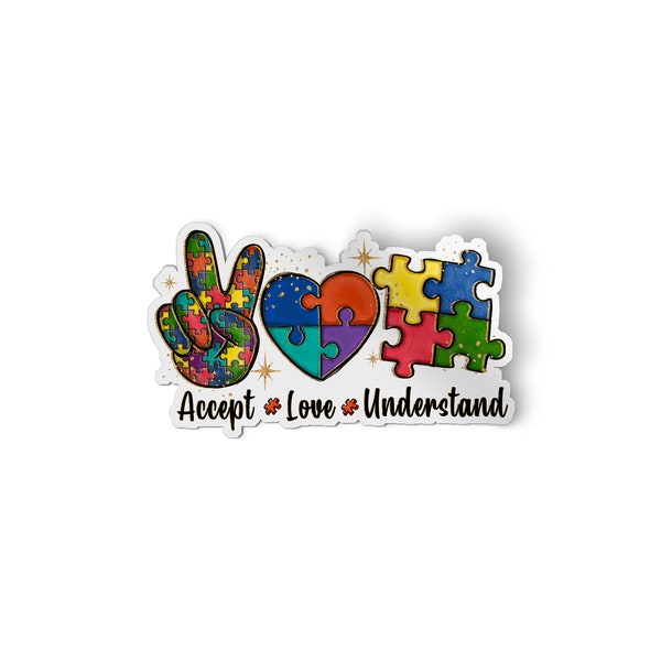 Autism Awareness Bumper Sticker Decal Car Window Vinyl Decal 5"