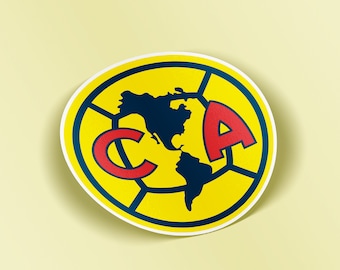 Club America Bumper Sticker Soccer Fútbol Car Window Vinyl Sports Decal Stickers 5&quot;