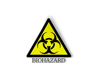 thumbnail image 2 of Radioactive Hazard Car Sticker – 9x9 Cm, Matte Finish, Window/Body Decal 2 of 5