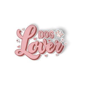 Dog Lover Bumper Sticker Dog Mom Car Window Vinyl Decal Stickers 5&quot;