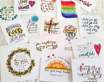 Scripture Card Inserts, Set of 17