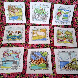 Scripture Card Inserts, Set of 9