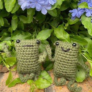 Mini Leg Frog Amigurumi Crochet Plush