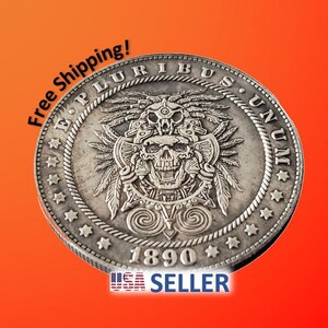 HOBO NICKEL Hobo Coin Witch Doctor Collectible Novelty Coin for Jewelry Making Challenge Decision Coin Morgan Silver Dollar