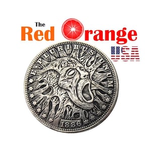 HOBO NICKEL Hobo Coin Lunatic Man Dollar Collectible Novelty Coin for Jewelry Making Replica Challenge Decision Coin Morgan Silver Dollar