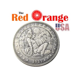 HOBO COIN Hobo Nickel Sexy Witch Dollar Collectible Novelty Coin for Jewelry Making Replica Challenge Decision Coin Morgan Silver Dollar