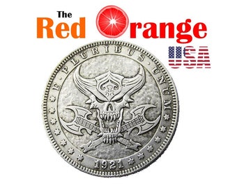 HOBO COIN Hobo Nickel Guitar Skull Dollar Collectible Novelty Coin for Jewelry Making Replica Challenge Decision Coin Morgan Silver Dollar