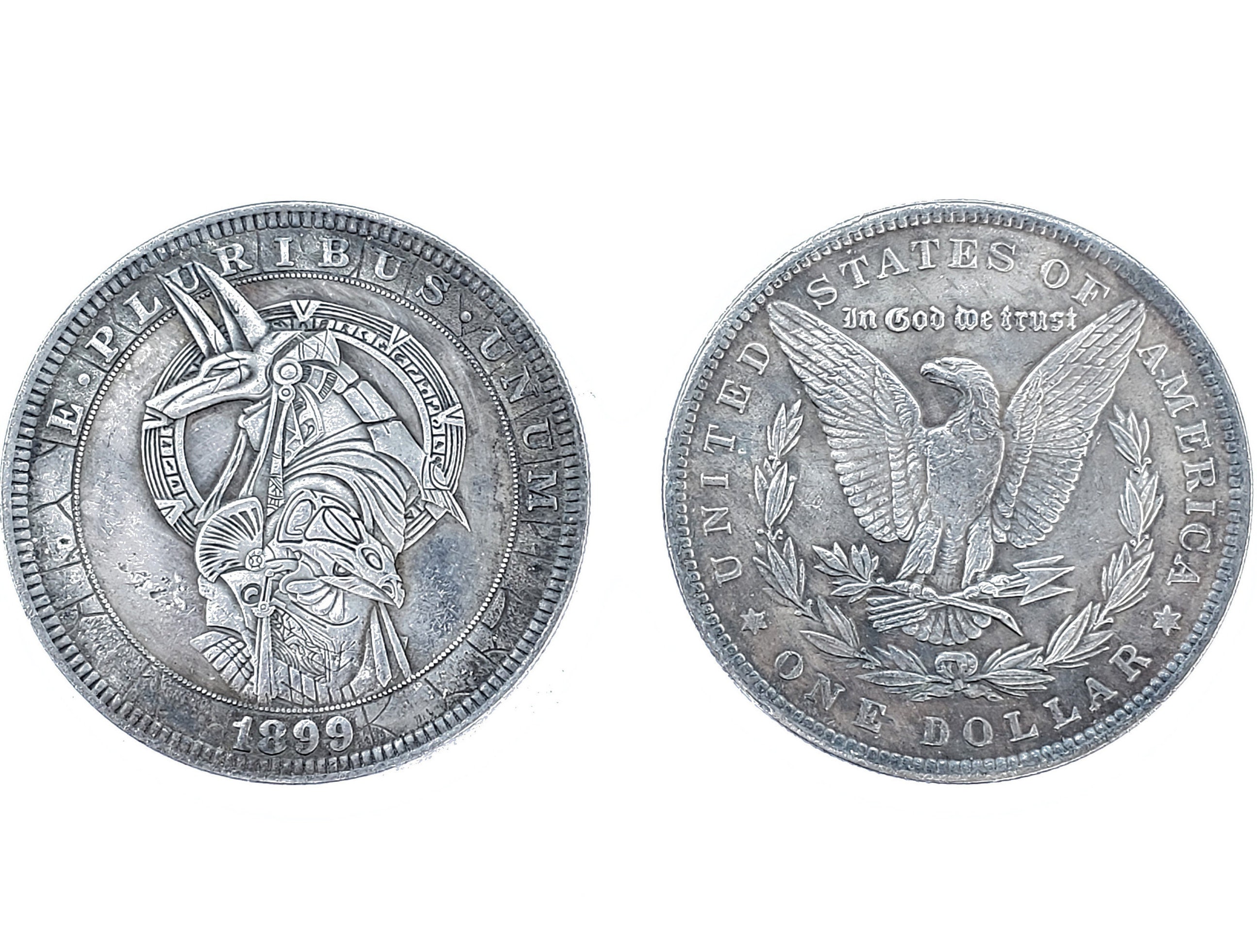 HOBO NICKEL Hobo Coin Anubis Egyptian God Coin Collectible | Etsy