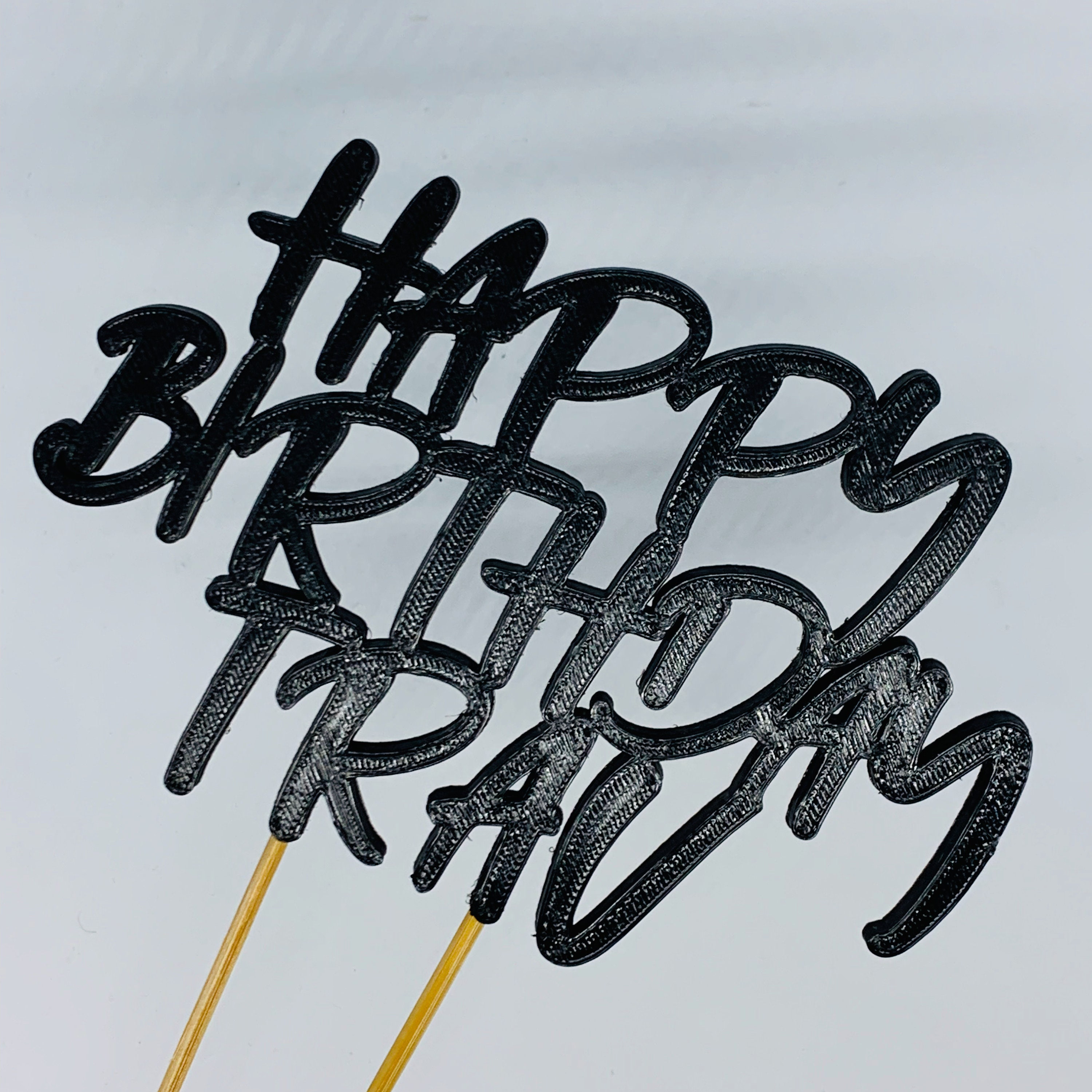 Personalised Cake Topper 3D Printed Etsy