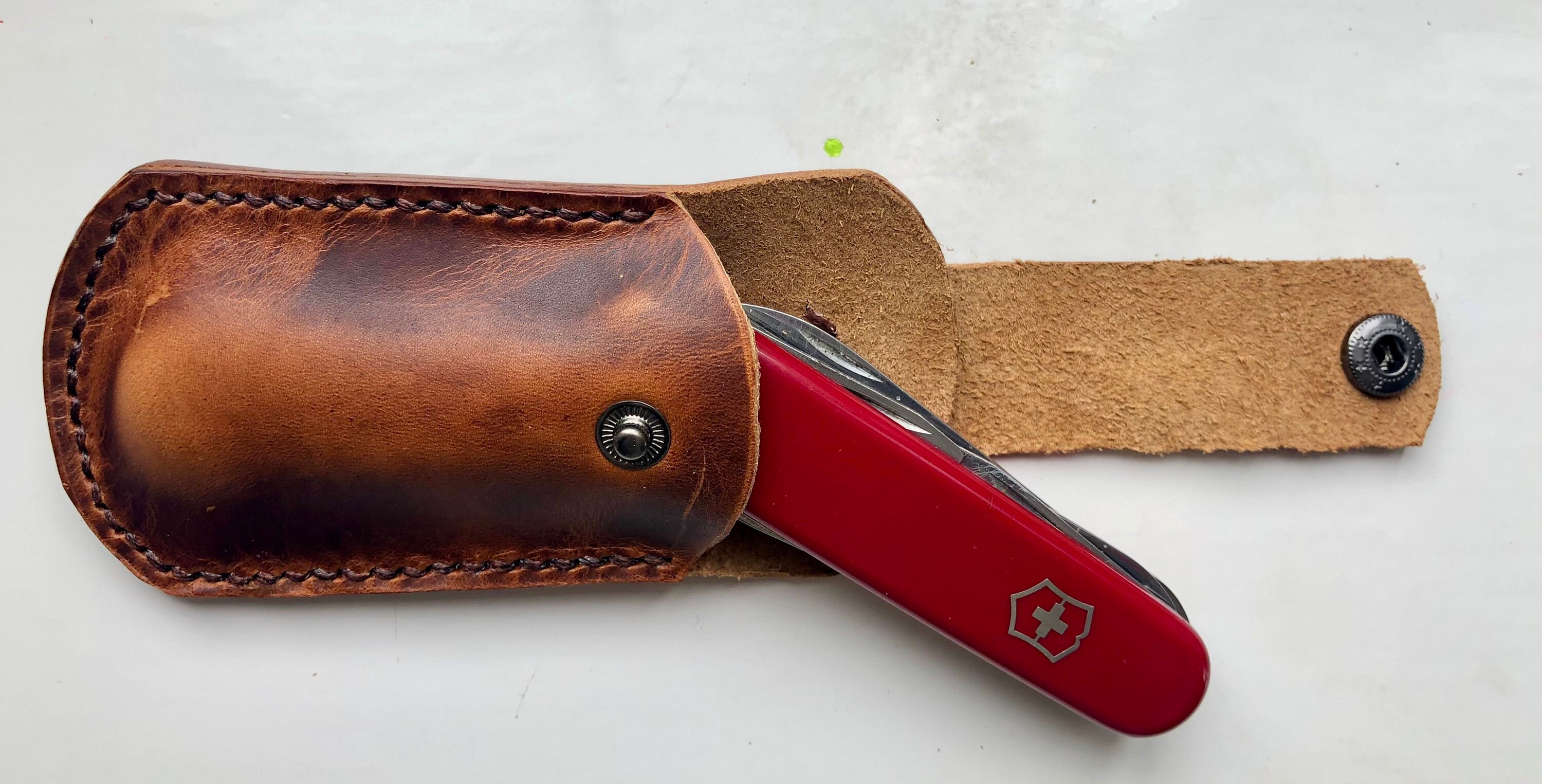 Swiss Army Knife Leather Waist Pouch Etsy