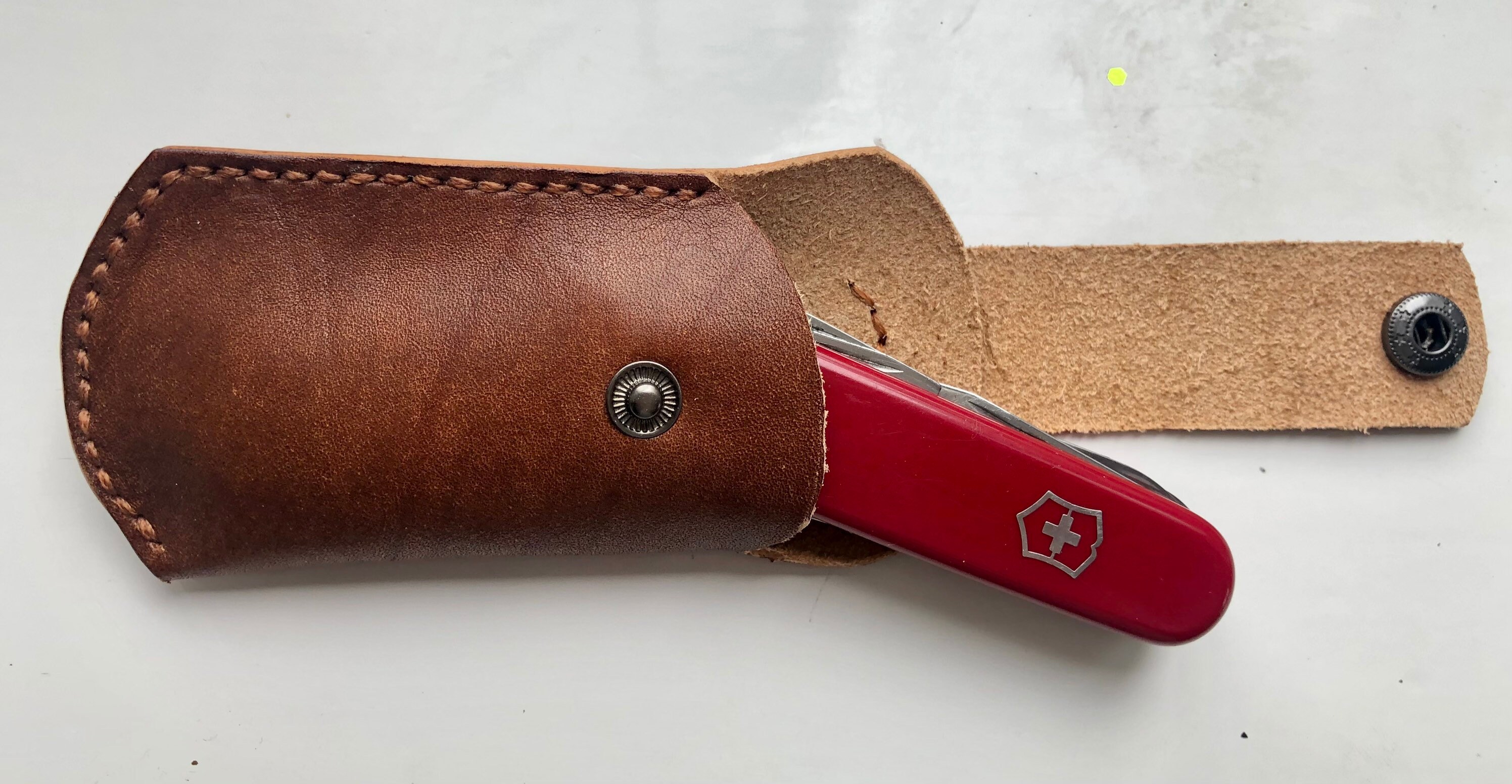 Swiss Army Knife Leather Waist Pouch | Etsy